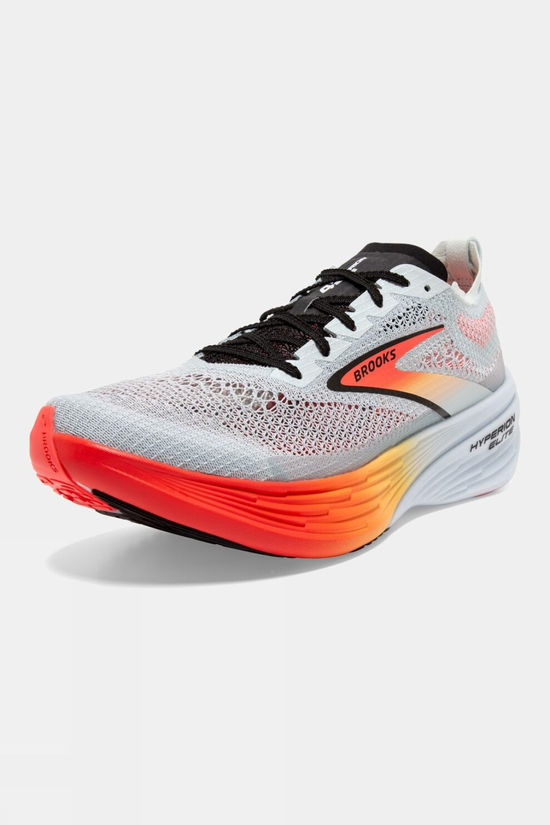 Brooks Mens Hyperion Elite 4 Shoes Illusion Blue/Coral/Orange
