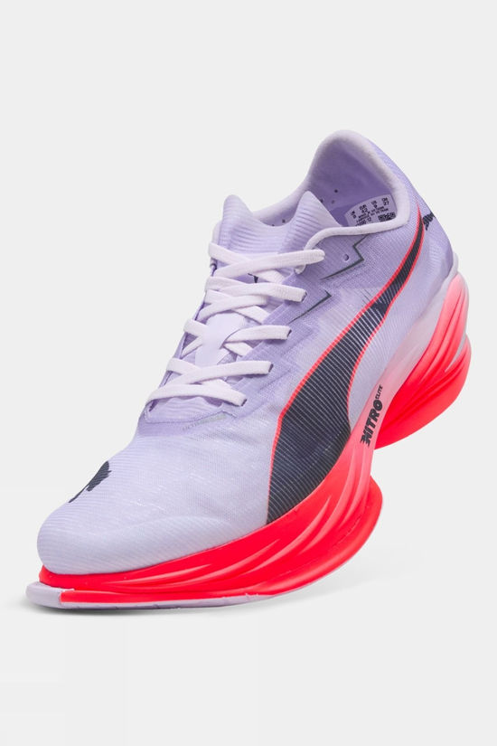 Puma Mens Fast-R Nitro Elite 3 Shoes Light Lavender-Ultra Red