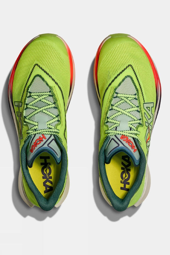 Hoka Mens Cielo X1 3.0 Shoes Neon Yuzu / Thyme