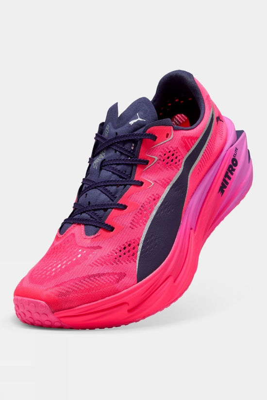 Puma Mens Hyrox Deviate Nitro Elite 4 Shoes Pure Pink-Electric Orchid-Deep Plum