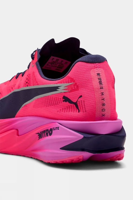 Puma Mens Hyrox Deviate Nitro Elite 4 Shoes Pure Pink-Electric Orchid-Deep Plum