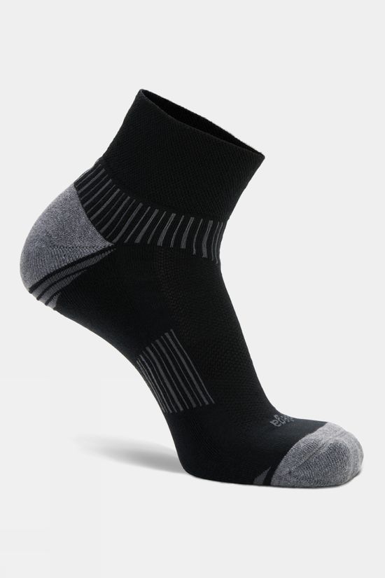 Balega Unisex Enduro Re-Engineered Quarter Running Socks Black