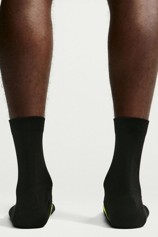Nike Run Midweight Micro Crew Running Socks Black/Smoke Grey/White