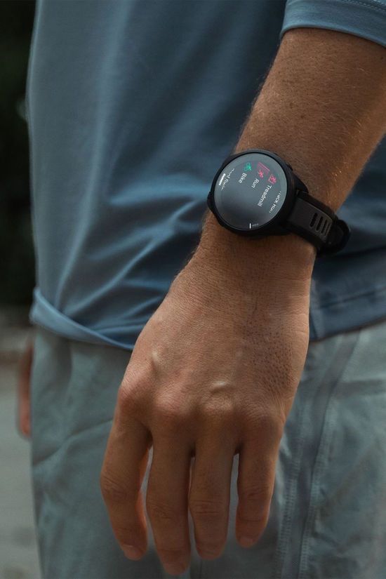 Garmin Forerunner 165 GPS Smartwatch Black/Slate Grey