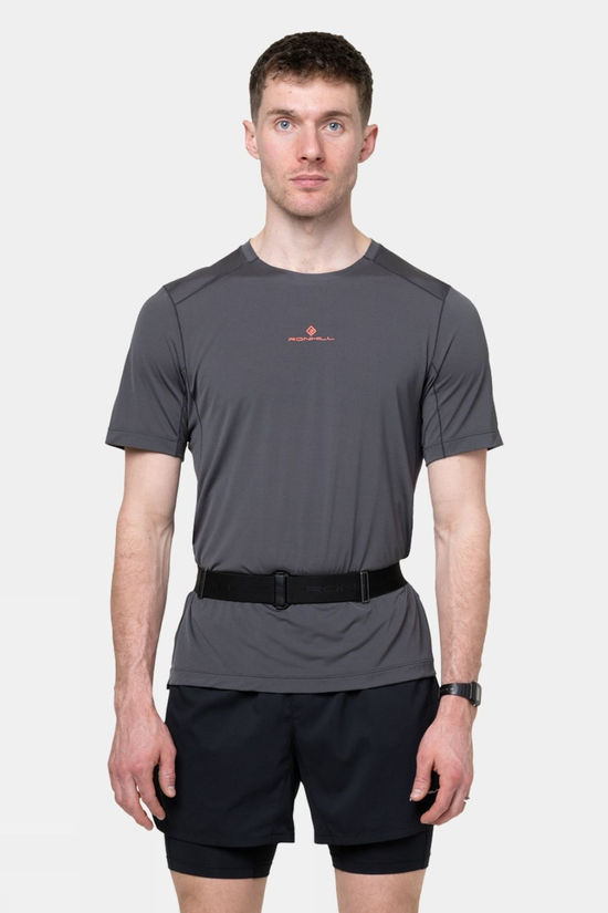 Ronhill Unisex Speed 90 Running Belt Black/Ronhill Red