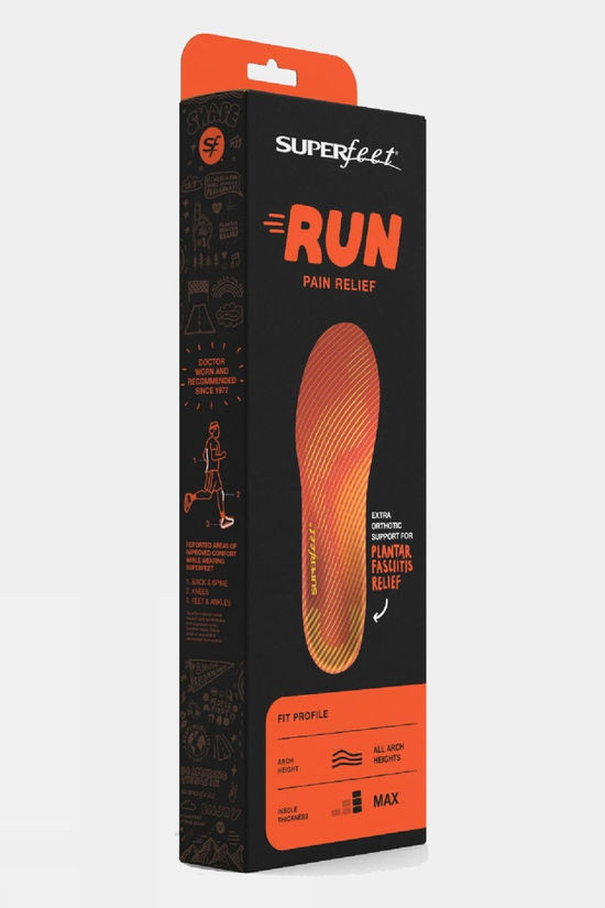 Superfeet Run Pain Relief Insoles Orange