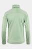 Fjallraven Womens Abisko Lite Fleece Half Zip Fleece Misty Green