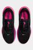 Nike Womens Structure 26 Shoes Black/Black-Hyper Pink-Laser Crimson