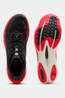 Puma Mens Deviate Nitro 4 Shoes Puma Black-Ultra Red