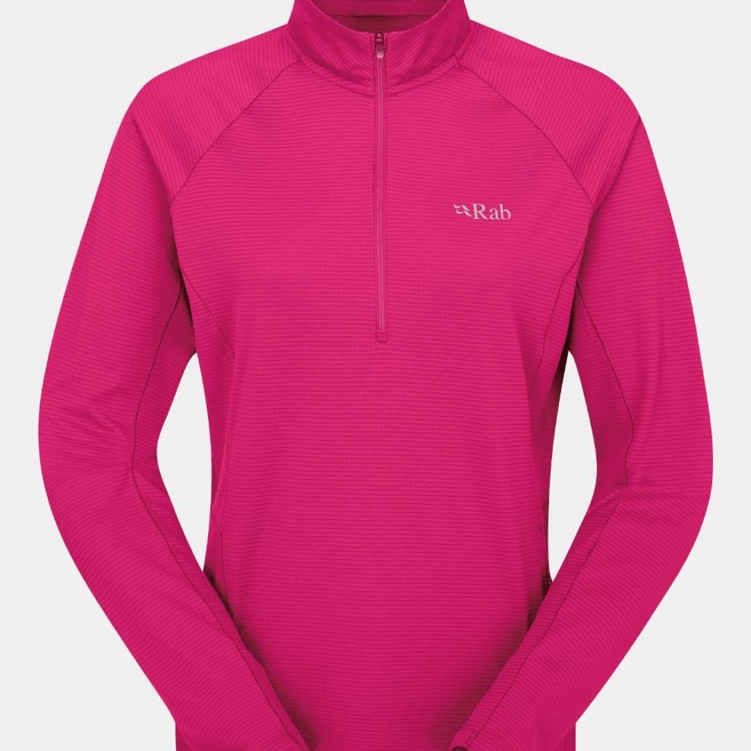 Womens Sonic Long Sleeve Zip Top