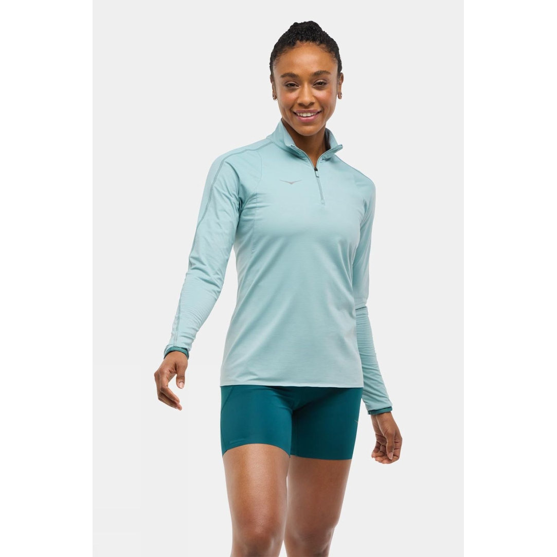 Womens Glidetech Quarter Zip Long Sleeve Top