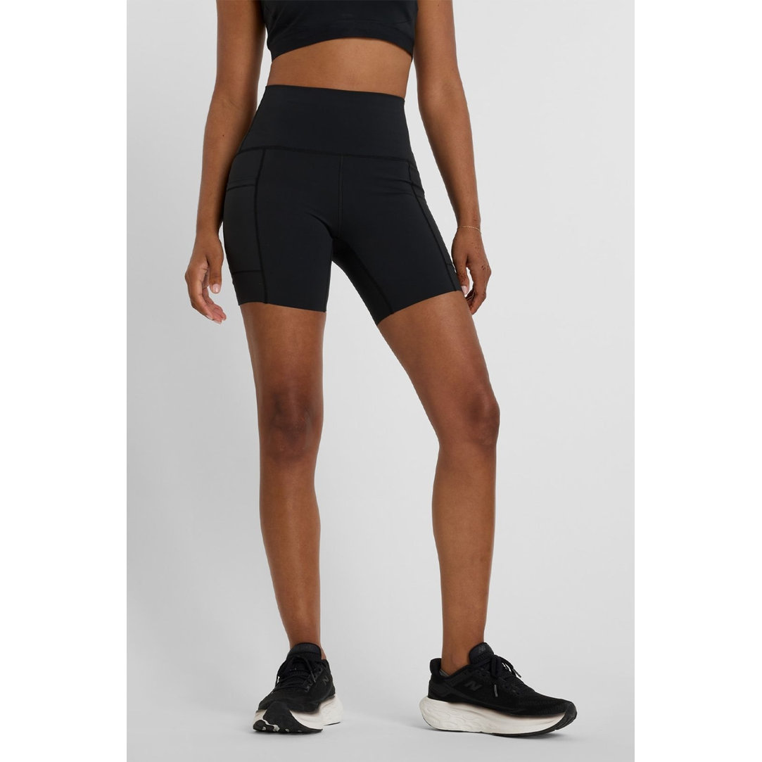 Womens Sleek Pocket High Rise 6" Shorts