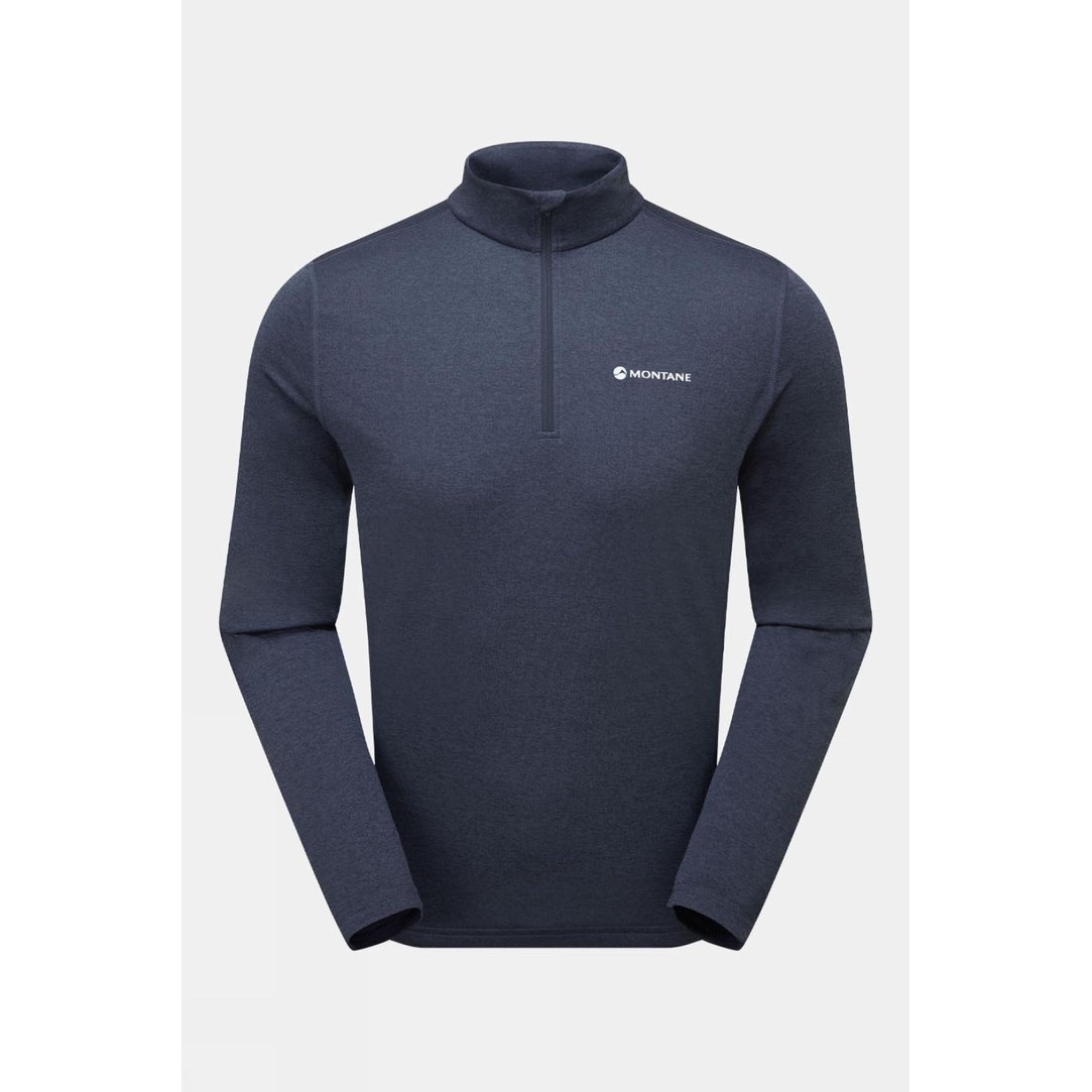 Mens Dart Zip Neck Base Layer Top