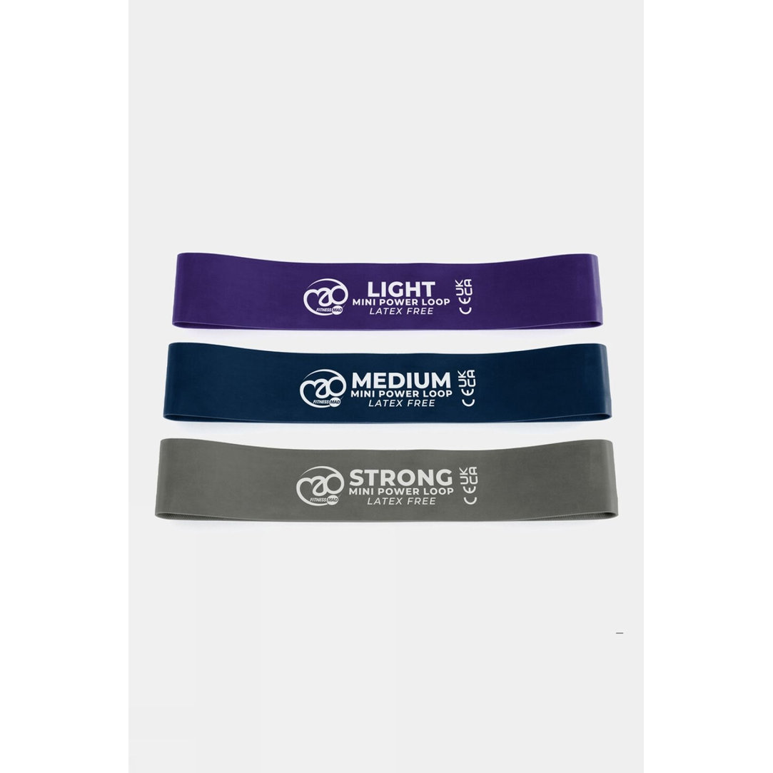 Mini Power Loops Latex Free Resistance Band - Set of 3