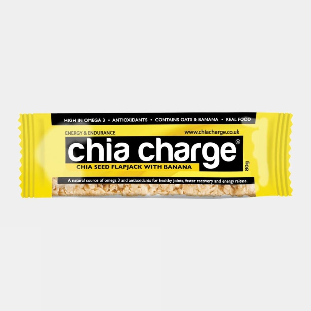 Charge Single Chia Seed Flapjack 80g - Banana