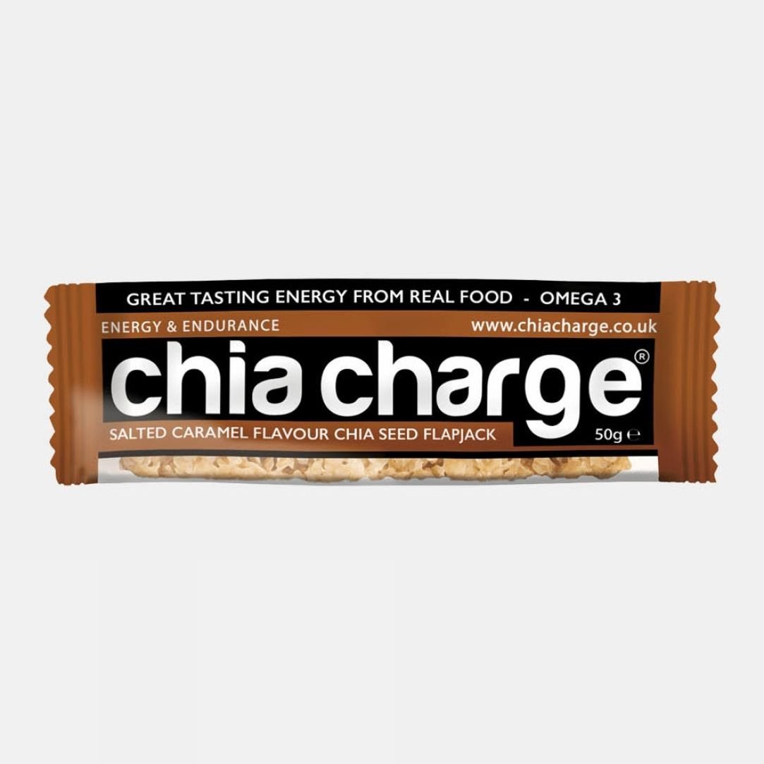 Single Chia Seed Flapjack 80g - Salted Caramel